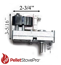 TIMBER RIDGE Pellet Stove Auger Motor X7712R - 812-0170 MFR