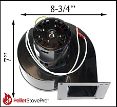 Quadrafire 1000 Large Pellet Convection Blower - 812-0061 G