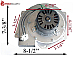 Breckwell Exhaust Combustion Motor w Housing & Gasket AE027, CE027