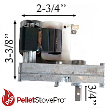 Auger Motor For Harmon Harman Pellet Stove 4 RPM Turns Counter Clockwise - 12-1013R MFR