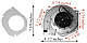 Whitfield Pellet Exhaust Combustion Motor Blower w Housing & Gasket - 12056010