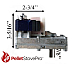 Napoleon Pellet Stove 1 RPM Auger Motor W4350009, W4350048 121011 MFR Napoleon Pellet Stove 1 RPM Auger Motor W4350009, W4350048 121011 MFR