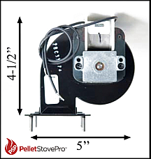 Quadrafire 1000 Small Exhaust Combustion Blower - 812-0070 MFR