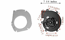 Lopi Pellet Stove Exhaust Combustion Motor 250-00527, 90-0391