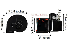 STEELCRAFTERS STOVE - CONVECTION BLOWER FAN