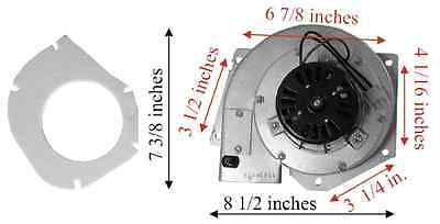 Vulcan Pellet Exhaust Combustion  Motor Blower w/ Housing & Gasket KS50201040