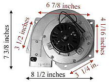 KS5020-1040 Vulcan Pellet Exhaust Combustion Motor Blower w/ Housing 10-1113 G