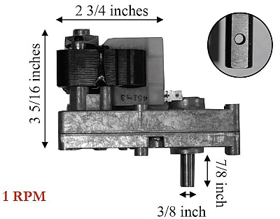 Is this the best 1 RPM Auger Motor for your King Ashley Pellet Stove? 80488