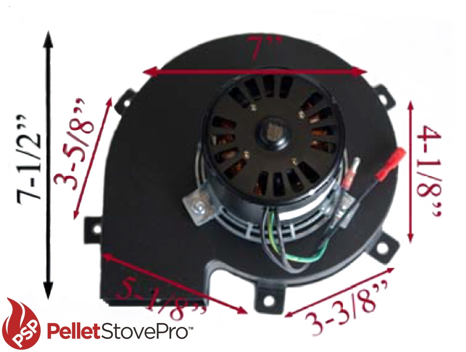 COUNTRY FLAME PELLET STOVE EXHAUST MOTOR 8120051 G