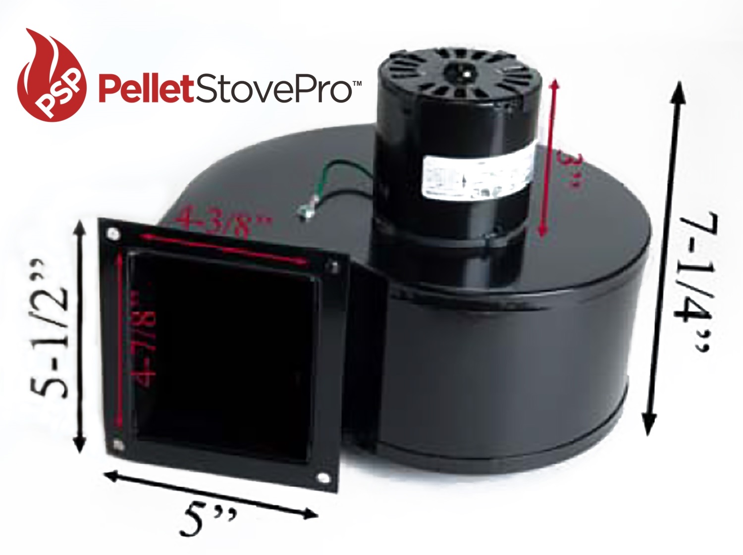 Englander Pellet Stove Convection Blower PU4C447 111214 G