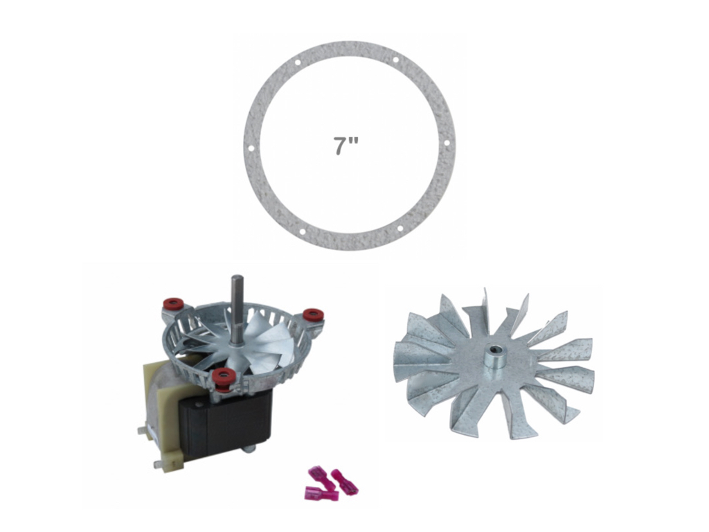 WHITFIELD 7 Inch PELLET EXHAUST COMBUSTION MOTOR Kit PROFILE 20 & 30